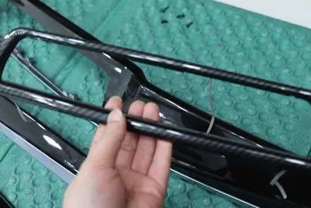 대구 실내랩핑 bmw f10 4d 리얼카본 / 카앤맨 / 대구 북구 검단동