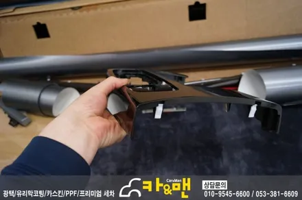 대구 올뉴k7 실내 우드트림 랩핑(스틸 브러쉬)/카앤맨 / 대구 북구 검단동