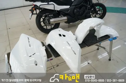 대구 바이크 랩핑(혼다 ctx 700/차콜 무광 메탈릭)시공/ 카앤맨 / 대구 북구 검단동