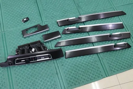 bmw 7시리즈 (F02) 실내랩핑 (블랙 브러쉬) 시공 대구 / 카앤맨 / 대구 북구 검단동
