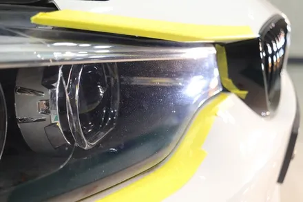BMW 4시리즈 쿠페 / F32 키드니 그릴 교체 및 스트럿 바 포인트 랩핑 / 헤드라이트 PPF 시공 / 대구 카앤맨 / 대구 북구 검단동