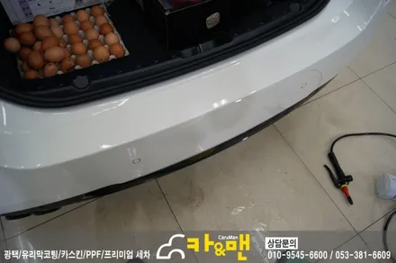 대구 520d ppf 생활보호 패키지/도어스텝 카본 시공/카앤맨 / 대구 북구 검단동