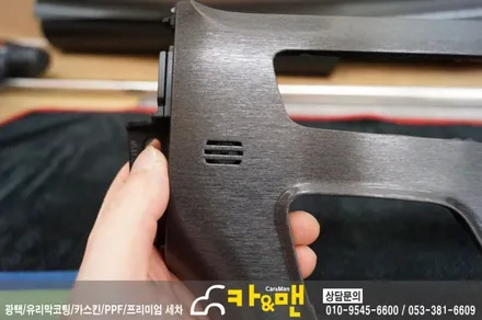 대구 k5 실내랩핑(가죽시트/블랙/티타늄 브러쉬) 시공/ 카앤맨 / 대구 북구 검단동