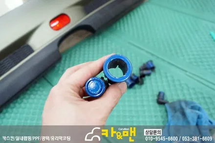 대구 미니쿠퍼 s 전체(?) 랩핑(미드나잇 샌드 매트 메탈릭) 시공/카앤맨 / 대구 북구 검단동