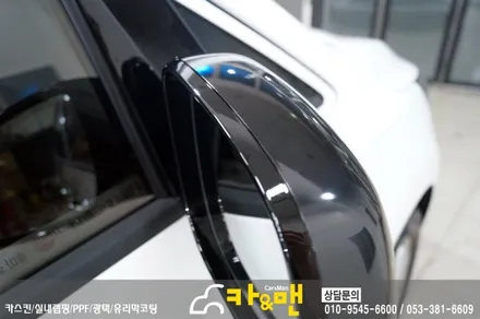 대구 부분랩핑/사이드미러랩핑 bmw x5(f15) 블랙카본 시공/ 카앤맨 / 대구 북구 검단동