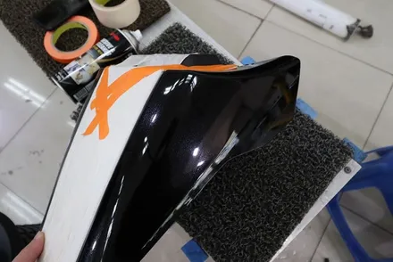 혼다 CB1000R 연료탱크 무광 ppf 시공 / 대구 카앤맨 / 대구 북구 검단동