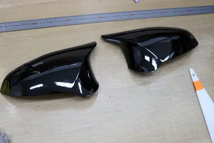 bmw m2 사이드미러 및 부분 랩핑 (블랙 유광) 대구 / 카앤맨 / 대구 북구 검단동