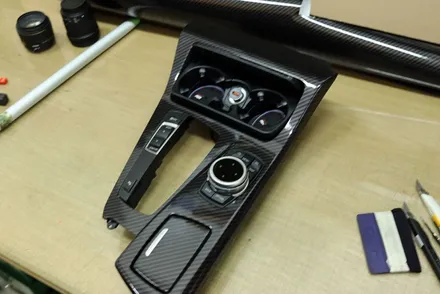 bmw f10 실내랩핑 / 사이드 데칼 시공 / 대구 카앤맨 / 대구 북구 검단동