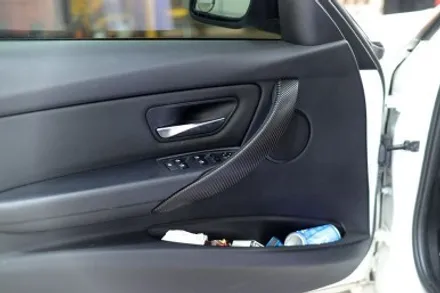 BMW 3시리즈 / F30 블랙 카본 실내랩핑 시공 / 대구 카앤맨 / 대구 북구 검단동