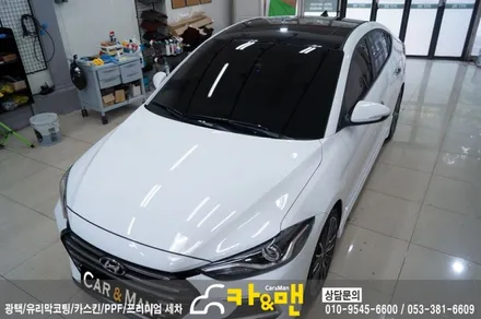 대구 아반떼 스포츠 루프스킨(하이그로시) 시공/카앤맨 / 대구 북구 검단동