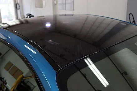 bmw m2 루프스킨 (3M 리얼카본) 및 스트럿 바 포인트 랩핑 대구 / 카앤맨 / 대구 북구 검단동