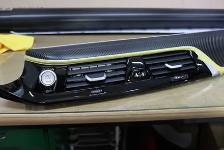 bmw g30 실내랩핑 (블랙 카본) 시공 대구 / 카앤맨 / 대구 북구 검단동