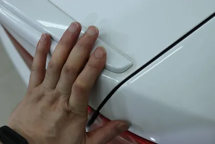 대구 재규어 xe 부분 포인트 랩핑 / 스포일러 / 카앤맨 / 대구 북구 검단동