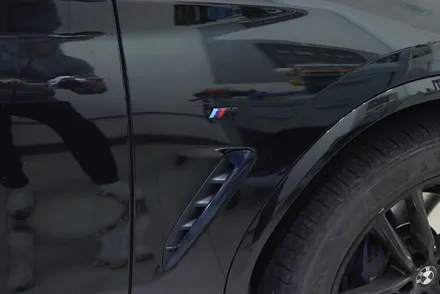 BMW X3 레터링 및 머플러 팁 블랙으로 교체 / 대구 카앤맨 / 대구 북구 검단동