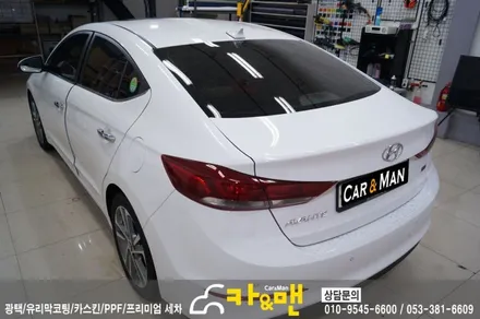 대구 아반떼 ad 루프스킨 시공/카앤맨 / 대구 북구 검단동