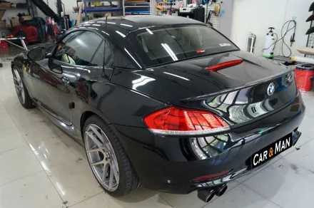 대구 자동차 실내랩핑 bmw z4 블랙 카본 시공 카앤맨 / 대구 북구 검단동