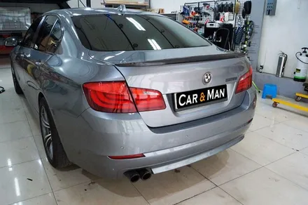 bmw 5시리즈 디퓨저 부분 랩핑 (블랙 유광) 대구 / 카앤맨 / 대구 북구 검단동