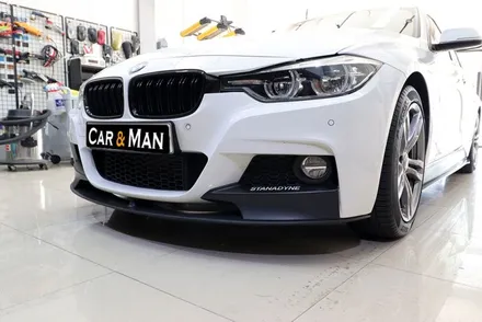 bmw 포인트 랩핑 / F30 사이드 프런트 립/디퓨저 부분 대구 / 카앤맨 / 대구 북구 검단동