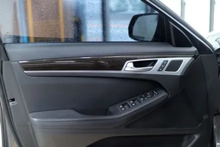 제네시스 g80 / dh 실내랩핑 티타늄 브러시 시공 대구 카앤맨 / 대구 북구 검단동