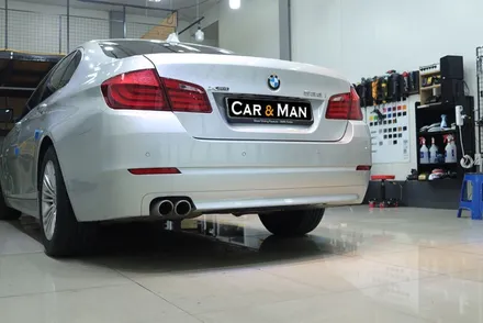 BMW F10 디퓨저 / 사이드미러 부분 포인트 랩핑 시공 / 대구 카앤맨 / 대구 북구 검단동