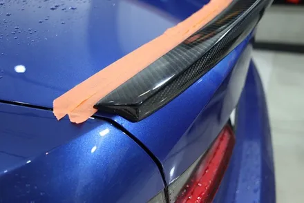 BMW 330e 리어 스포일러 diy 부착 실패 후 재장착을 위해 방문 / 대구 카앤맨 / 대구 북구 검단동