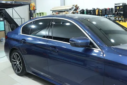 BMW 5시리즈 크롬죽이기 / G30 윈도 몰딩 랩핑 / 대구 카앤맨 / 대구 북구 검단동