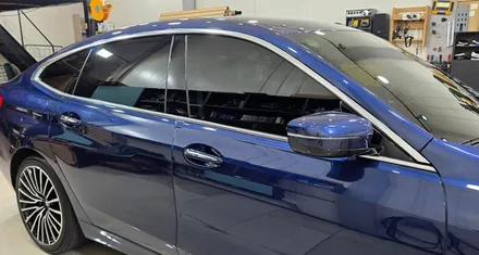 자동차 래핑 BMW 6GT 윈도우 몰딩 블랙 유광 시공 / 대구 북구 검단동
