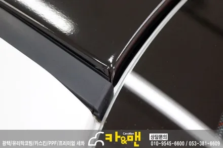 대구 k5 루프스킨(블랙 유광) 시공 / 카앤맨 / 대구 북구 검단동