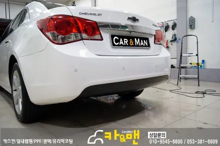 대구 크루즈 루프스킨 제거 및 재시공/디퓨져 부분 랩핑/ 카앤맨 / 대구 북구 검단동