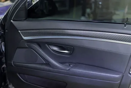 bmw f10 실내랩핑 (4d 리얼카본) 대구 / 카앤맨 / 대구 북구 검단동