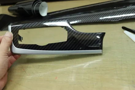 bmw f10 실내랩핑 / 사이드 데칼 시공 / 대구 카앤맨 / 대구 북구 검단동