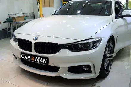 BMW 4시리즈 쿠페 / F32 키드니 그릴 교체 및 스트럿 바 포인트 랩핑 / 헤드라이트 PPF 시공 / 대구 카앤맨 / 대구 북구 검단동