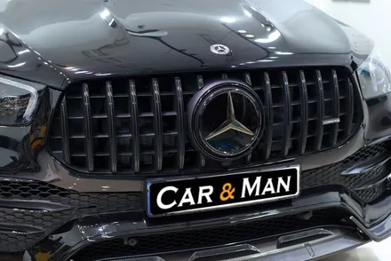 벤츠 GLE 53 AMG 세로 그릴 부분 랩핑 / 엠블럼 랩핑 시공 / 대구 카앤맨 / 대구 북구 검단동
