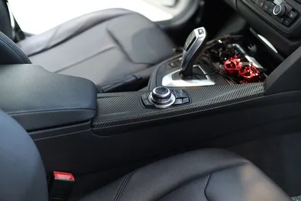 자동차 실내랩핑 / BMW F30 / 블랙 카본 시공 / 대구 카앤맨 / 대구 북구 검단동