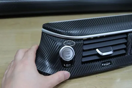 bmw g30 실내랩핑 (블랙 카본) 시공 대구 / 카앤맨 / 대구 북구 검단동