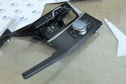 대구 실내랩핑 시공 / bmw g30 블랙 카본 / 카앤맨 / 대구 북구 검단동