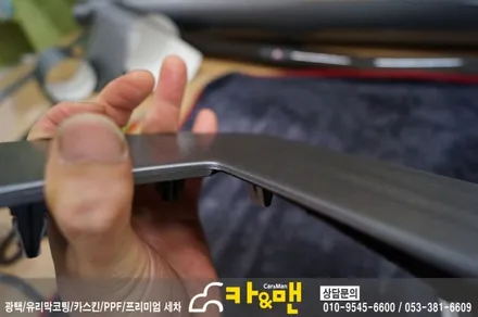 대구 올뉴k7 실내 우드트림 랩핑(스틸 브러쉬)/카앤맨 / 대구 북구 검단동