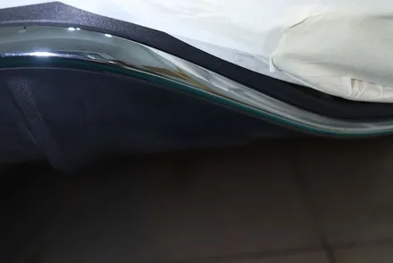 벤츠 e400 쿠페 프런트 립 / 디퓨저 크롬 몰딩 부분 랩핑 / 대구 카앤맨 / 대구 북구 검단동
