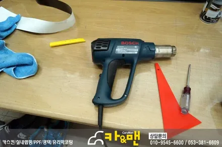 대구 미니쿠퍼 s 전체(?) 랩핑(미드나잇 샌드 매트 메탈릭) 시공/카앤맨 / 대구 북구 검단동