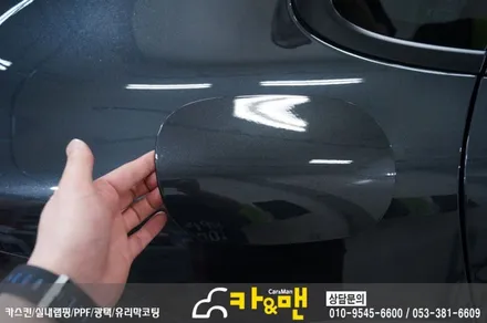 대구 포르쉐 파나메라 4s ppf 생활보호패키지(헤드라이트) 및 바이오카매트 시공/ 카앤맨 / 대구 북구 검단동