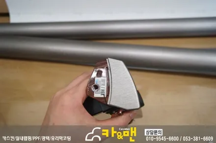 대구 모하비 실내 부분 랩핑 (티타늄 브러쉬) 시공/카앤맨 / 대구 북구 검단동