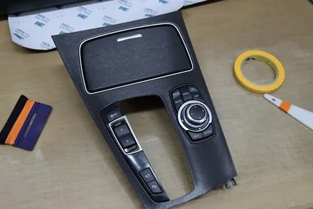 bmw 7시리즈 (F02) 실내랩핑 (블랙 브러쉬) 시공 대구 / 카앤맨 / 대구 북구 검단동