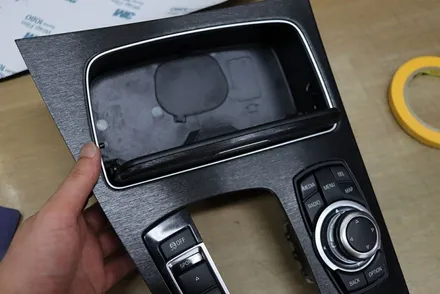 bmw 7시리즈 (F02) 실내랩핑 (블랙 브러쉬) 시공 대구 / 카앤맨 / 대구 북구 검단동