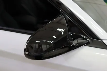 bmw m2 사이드미러 및 부분 랩핑 (블랙 유광) 대구 / 카앤맨 / 대구 북구 검단동