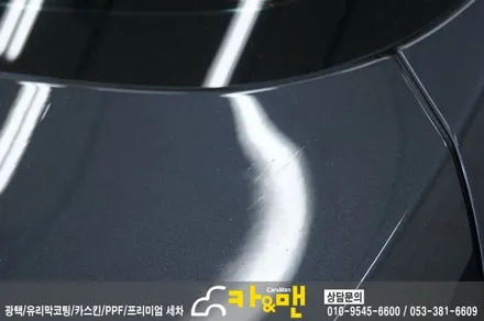 대구 k9 실내 랩핑(도어트림 상단/쵸코 브라운)/카앤맨 / 대구 북구 검단동