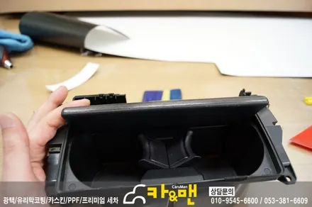 대구 렉서스 rx450 실내 부분 랩핑(블랙 브러쉬) 시공/ 카앤맨 / 대구 북구 검단동