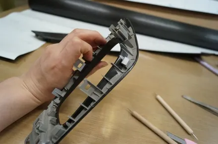 대구 닛산 패스파인더 실내랩핑(블랙 브러쉬) 시공 카앤맨 / 대구 북구 검단동