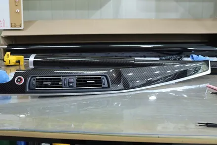 대구 실내랩핑 bmw f10 4d 리얼카본 / 카앤맨 / 대구 북구 검단동