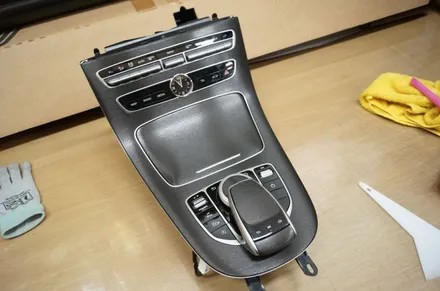 대구 실내랩핑 벤츠 e클래스(블랙 브러쉬) 카앤맨 / 대구 북구 검단동