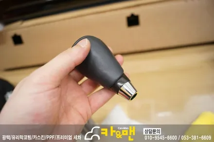 대구 렉서스 rx450 실내 부분 랩핑(블랙 브러쉬) 시공/ 카앤맨 / 대구 북구 검단동